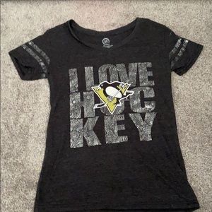 I Love Hockey Pittsburgh Penguins Tee